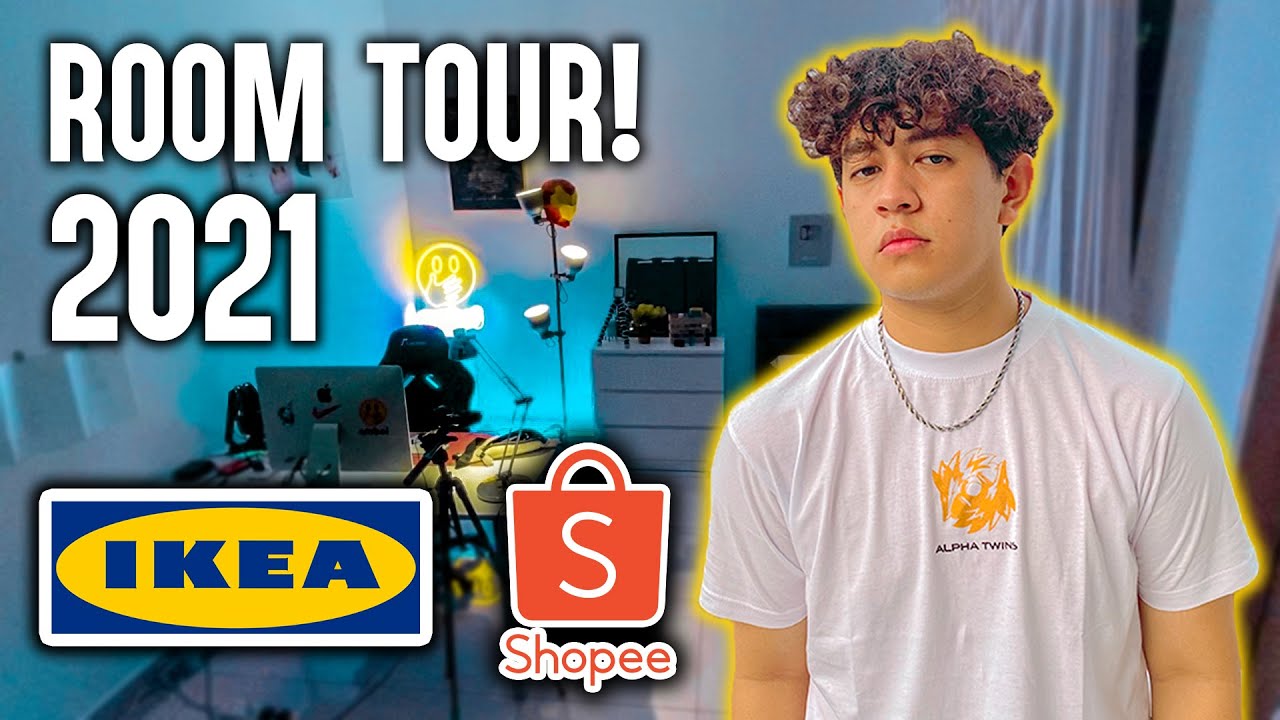 ROOM TOUR BILIK BUJANG RUSHDAN WAFA! STARTER PACK BARANG IKEA DAN SHOPEE!!