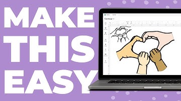 How to contour inside of Cricut Design Space - Easy and Quick