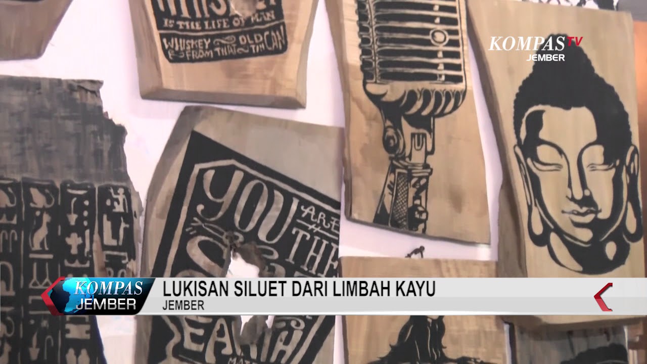 LUKISAN SILUET DARI LIMBAH KAYU YouTube