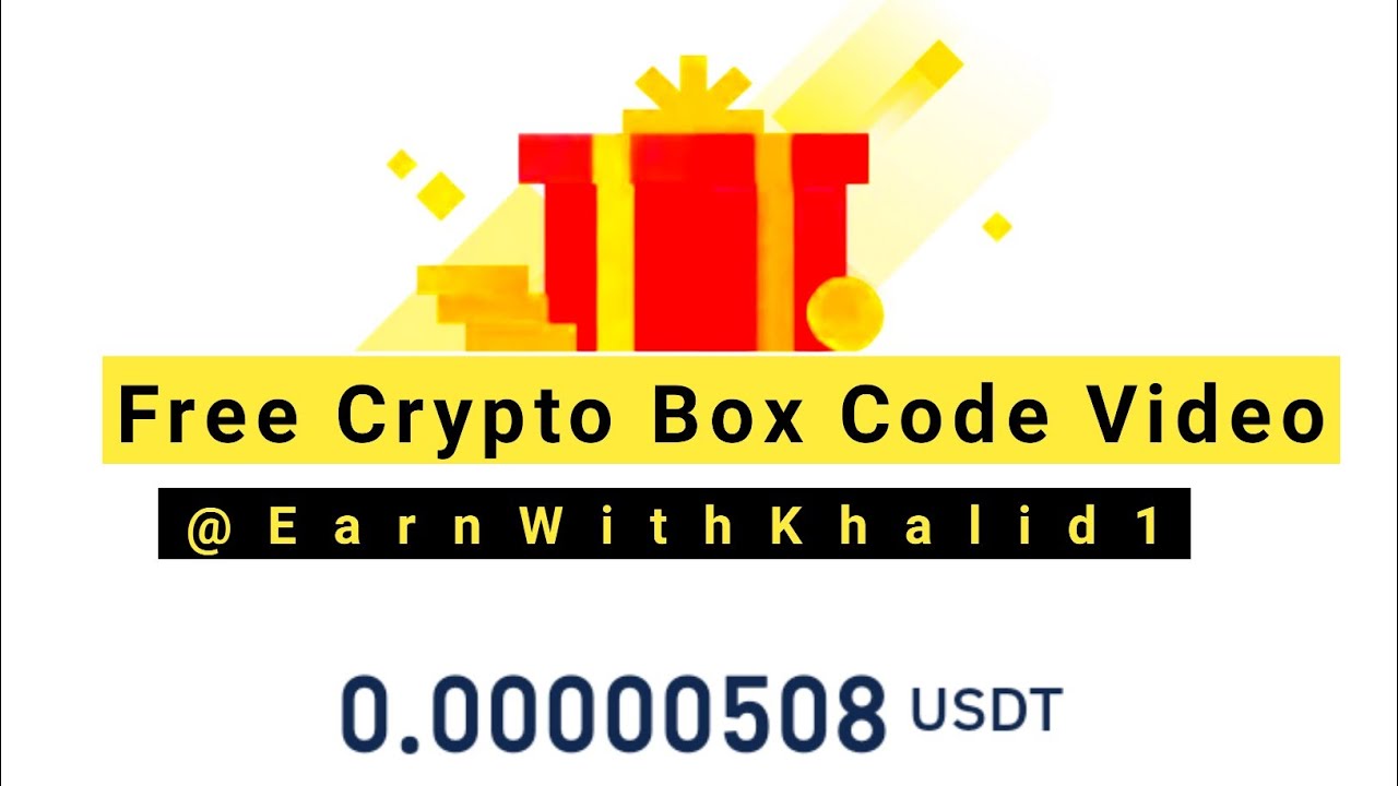 Today USDT Big Free Crypto Box Code || today new crypto box code# ...