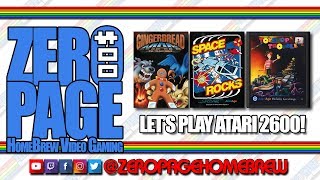 Gingerbread Man, Space Rocks, Toyshop Trouble: Atari 2600 Homebrew Livestream! Net Worth