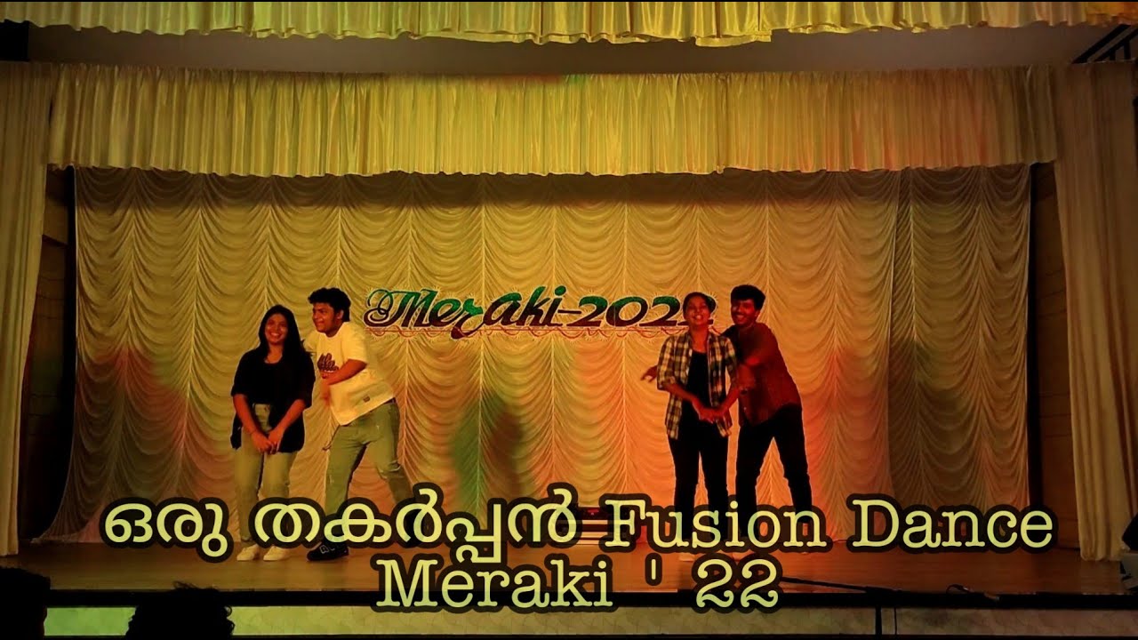 ഒരു തകർപ്പൻ Cinematic Fusion Dance by Cousins|| Meraki ' 22 || Youth Day Special ||