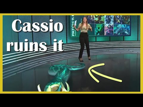 Cassiopeia crashes the LEC Brodcast