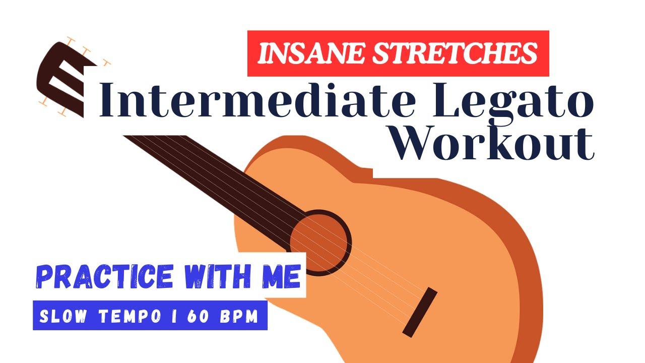 Intermediate Legato Workout – Classical Guitar Practice with Metronome