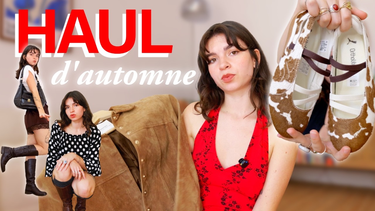 j'ai chiné les tendances AUTOMNE 2025 (haul friperie & brocante)