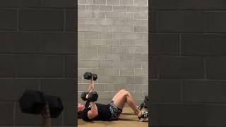 Hook Lying DB Alternating Floor Press