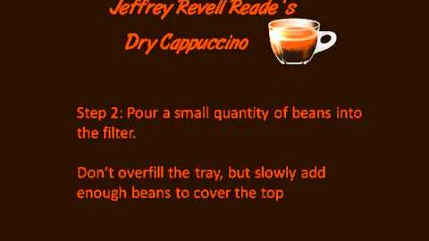 Jeffrey Revell Reade Dry Cappuccino