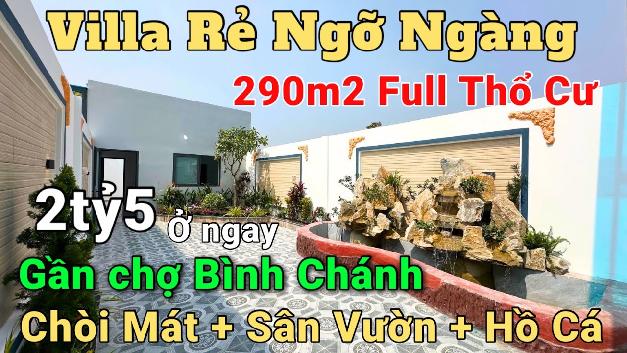 Việt Kiều Mỹ Cũng Mê Nhà Sân Vườn Rẻ Ngỡ Ngàng 290m2 Nghỉ Dưỡng Đẹp Ngất Ngây Sổ Hồng Riêng 5 Sao