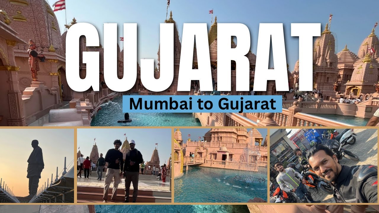 Mumbai to Statue of Unity Bike Ride | Longest Ride Motovlog | Gujarat Trip | Swaminarayan