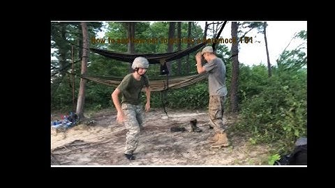 How to and how not to get into the top hammock from the bottom hammock 101!!  With lots of fails and