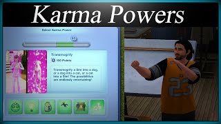 Karma Powers Mod for The Sims 3 PC