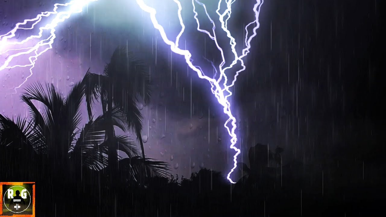 Sonidos de Tormenta | Lluvia y Truenos fuertes con Relámpagos por la ...