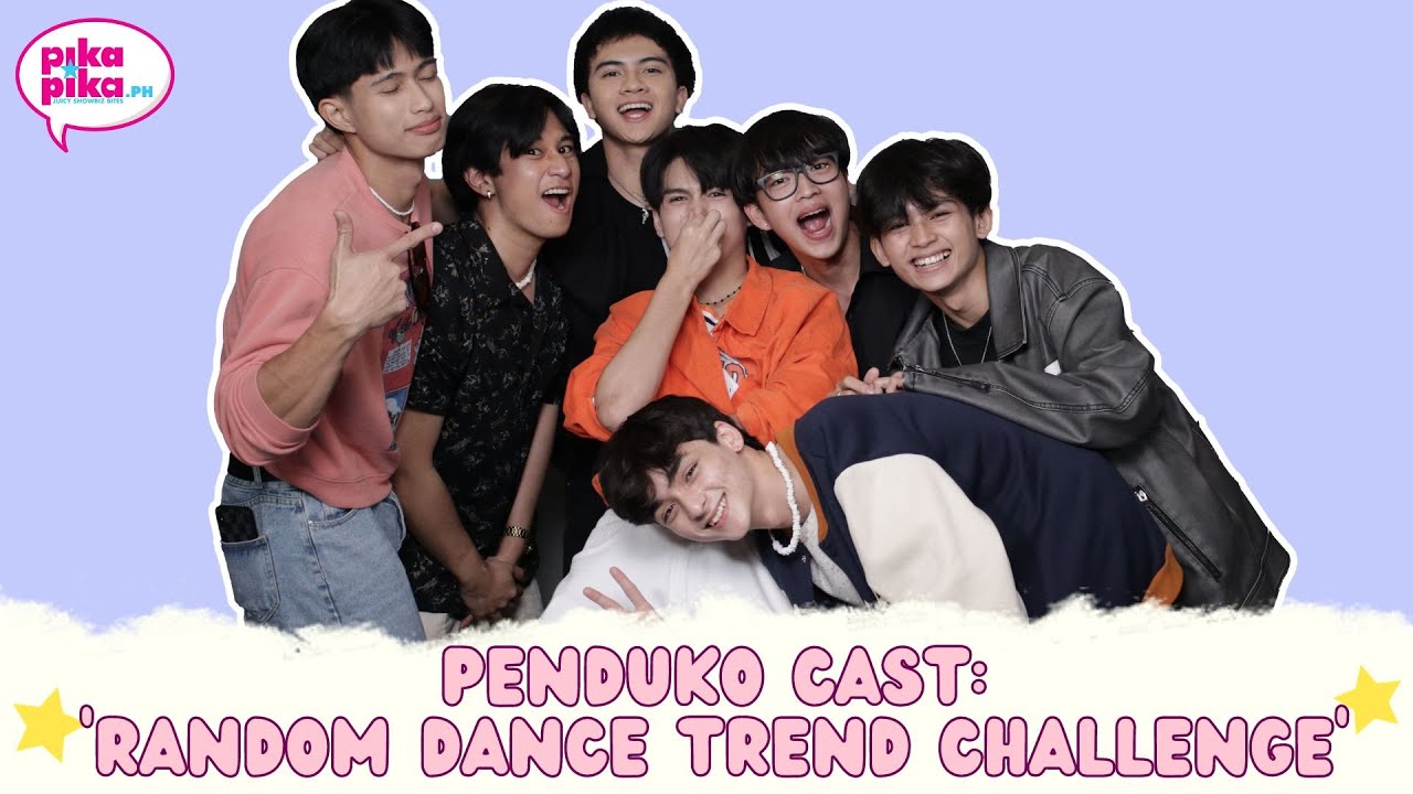 RANDOM DANCE TREND CHALLENGE WITH PENDUKO CAST (TEEN CAST EDITION)