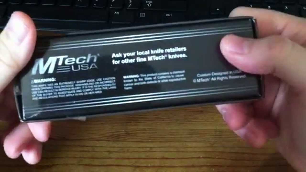 UNBOXING MTECH USA MT- 424 Knife