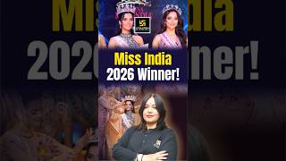 Miss India 2026 Winner 🏆#utkarshrajasthanexams #miss #india #2026