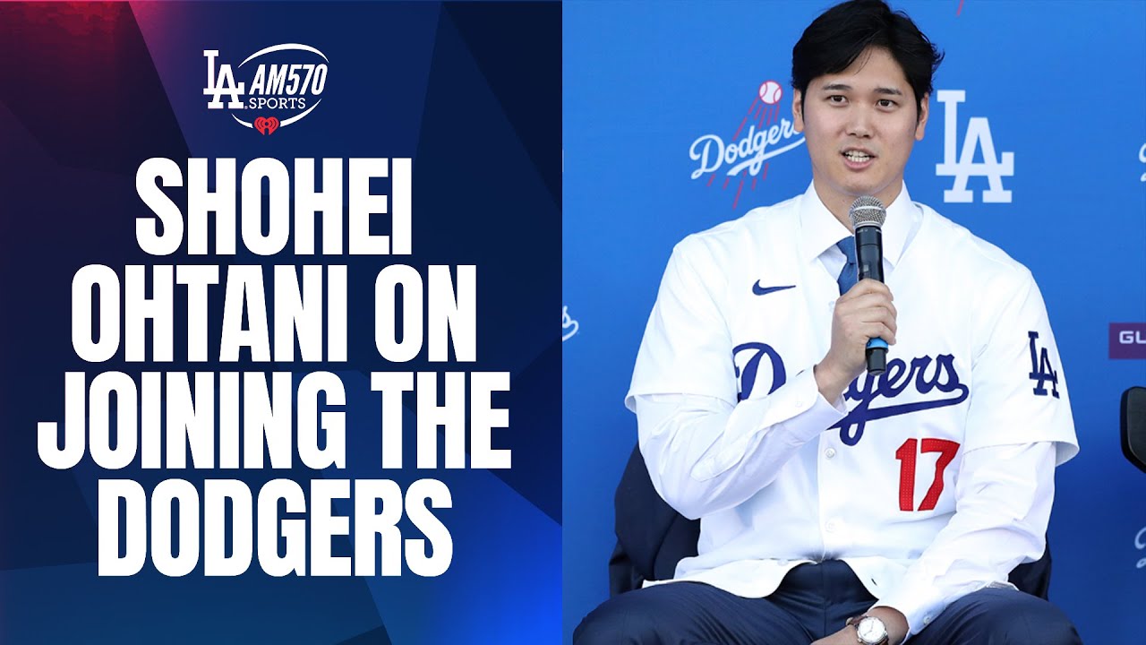 Shohei Ohtani On Signing With The Dodgers, His Dog Decoy And More