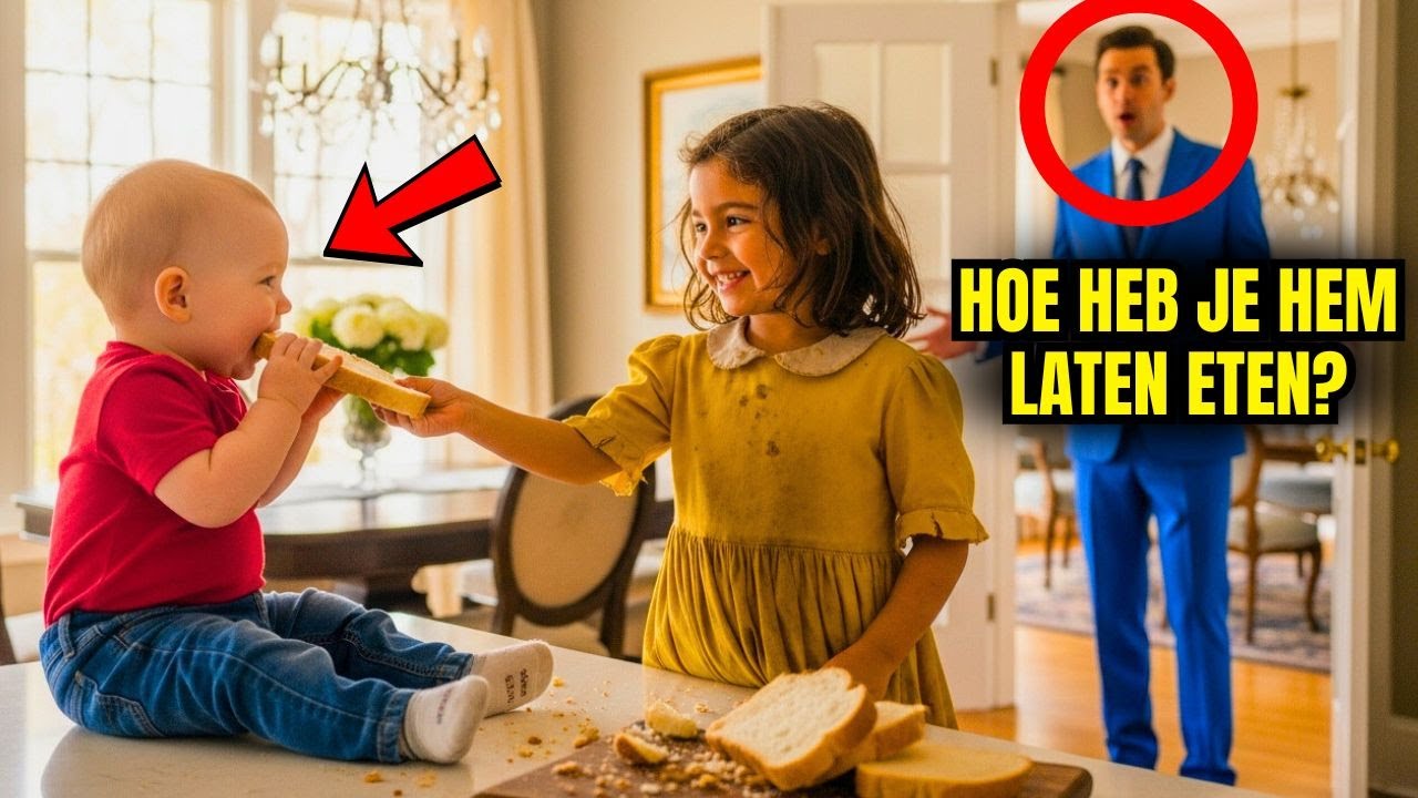 DE ZOON VAN DE MILJONAIR HAD AL 15 DAGEN NIET GEGETEN, TOTDAT EEN ARM MEISJE ONTDEKTE DAT HET DE