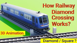 Railway Diamond Crossing Explained (3d Animation)