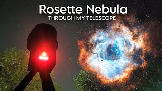 I Captured Rosette Nebula Through My Telescope | The Last Nebula of Winter's Final Embrace 🌌