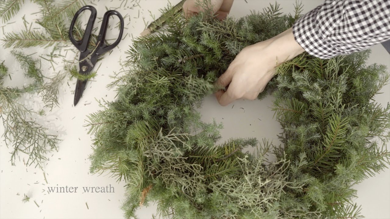 크리스마스리스, 겨울리스 만들기