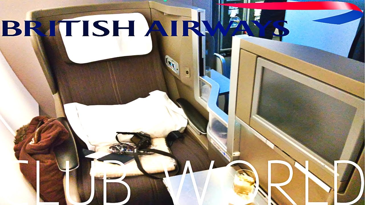 British Airways A380 BUSINESS CLASS (Club World) Los Angeles to London ...