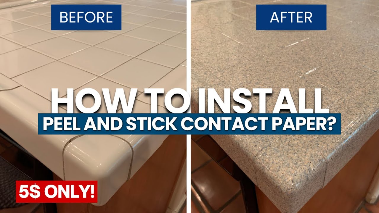 How to Cover Kitchen Countertops With Contact Paper: Easy & Stylish Guide
