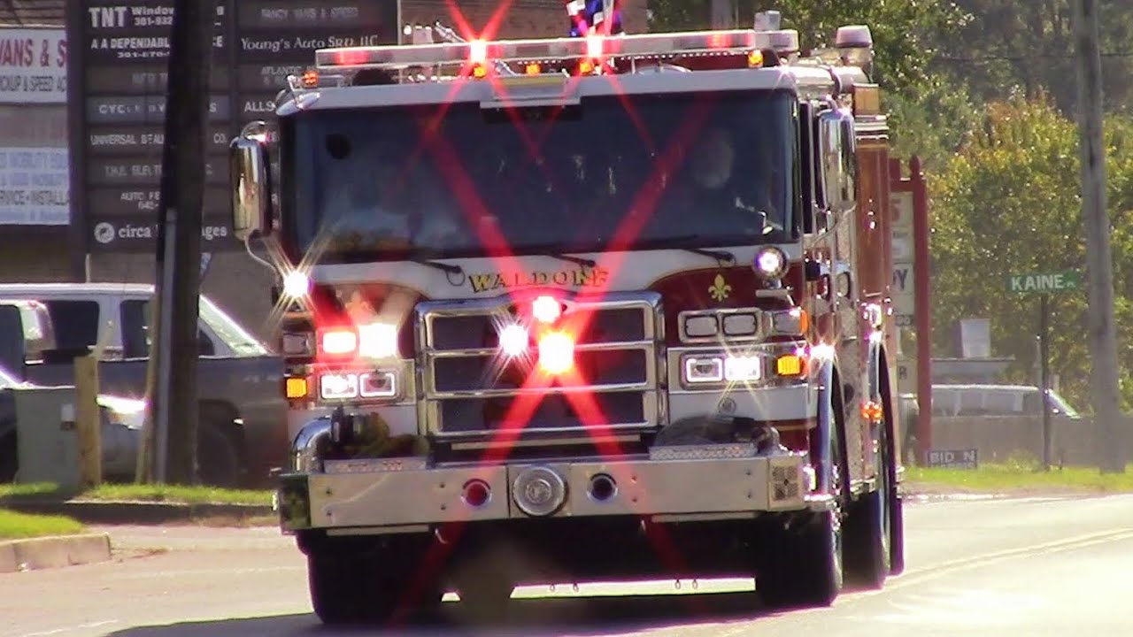 Waldorf Fire Department Engine 31, and EMS Command 3 Responding YouTube