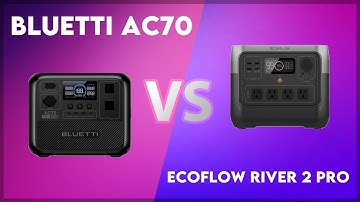 Bluetti AC70 vs EcoFlow River 2 Pro Technical Comparison