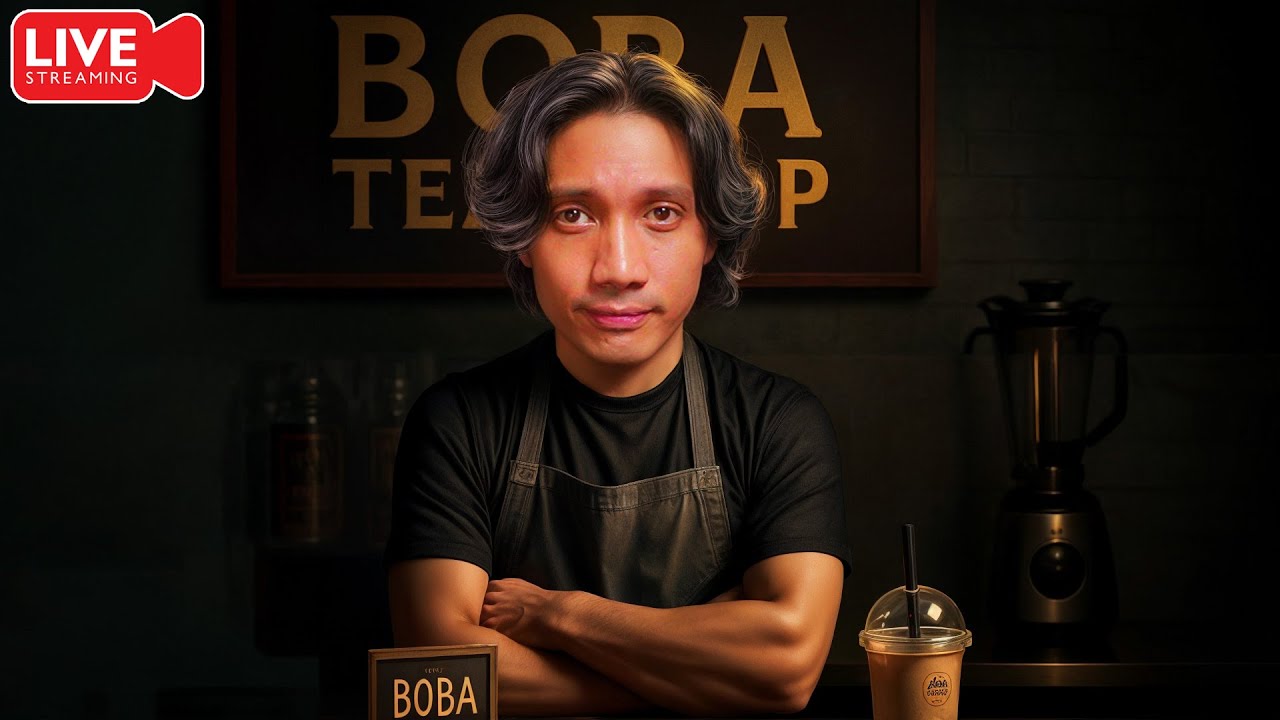 🔴LIVE : EYM KERJA JUAL BOBA TEA | HORROR GAME【The Boba Teashop】(MALAYSIA)