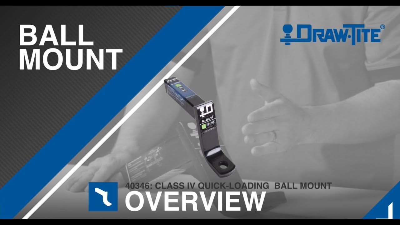 Draw•Tite® Class IV Trailer Hitch Ball Mount 40346 | Product Overview