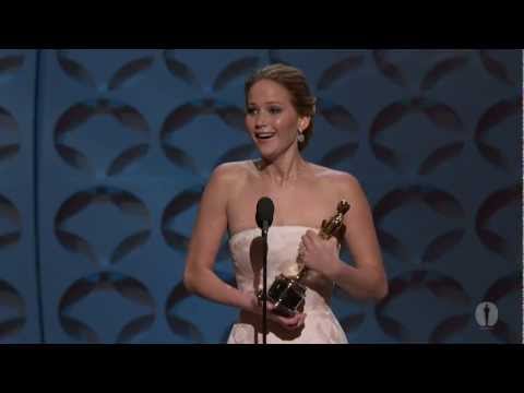 Jennifer Lawrence Wins Best Actress: 2013 Oscars