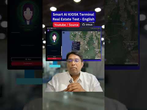 Smart AI Real Estate Kiosk terminal