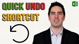 Quick Shortcut Undo in Excel