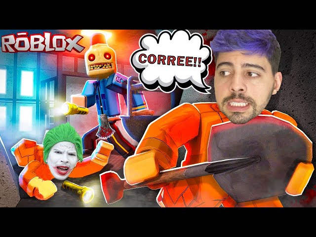 Roblox - ESCAPE DO POLICIAL MALUCO DO ROBLOX (Escape Siren Cop's Prison)