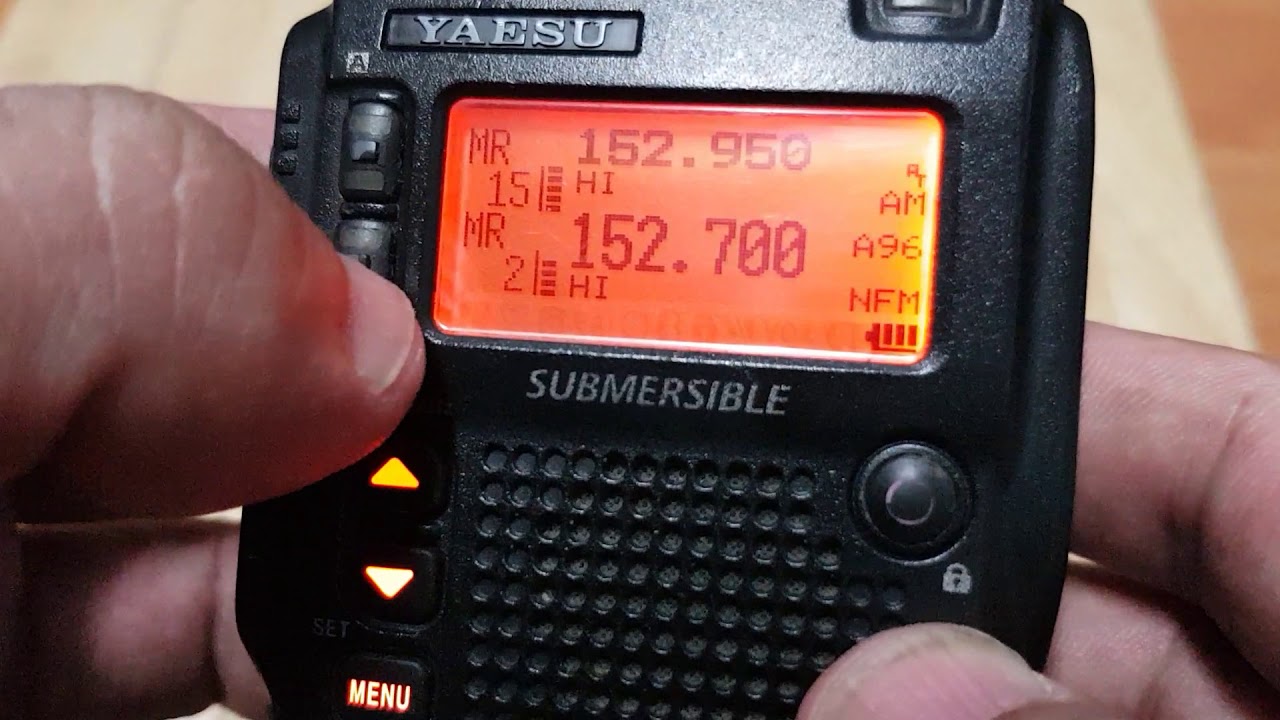 วิธีฟัง2 ช่องพร้อมกัน Yaesu VX 8DR