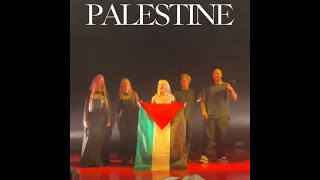 AURORA – Ekstra 68: Aurora showing her support for Palestine (Milano, 2024-09-18)
