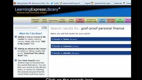 Clark Libraries: Video Three - Finding "Goof-Proof Personal Finance"