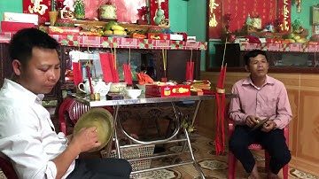 Tạ thổ tạ thần tài của người hoa người ngái tại bắc giang谢土