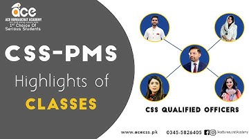 Highlights of Classes | English Grammar, Pakistan Affairs | CSS PMS | Ace Bureaucrat Academy