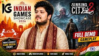 🔴 LIVE – INDIAN GAMES SHOWCASE 2026 + The Sinking City 2 Demo 😱🔥 screenshot 2
