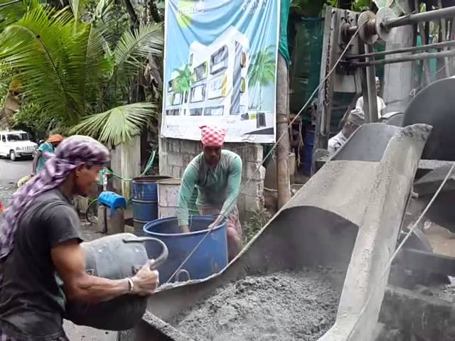 Concrete Mixer Machine With Hopper