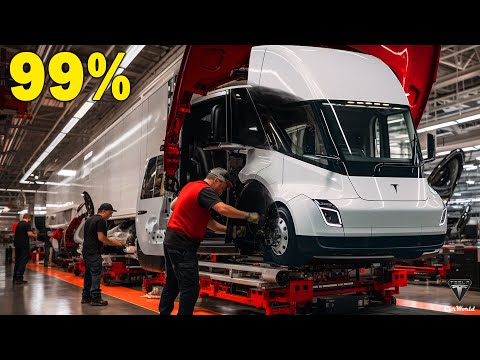 Elon Musk Reveals 2024 Tesla Semi Mass Production Plan