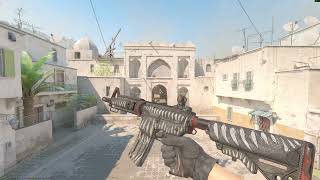M4A4 Zubastick (Battle-Scarred) In Game Showcase - Dead Hand Collection | CS2 screenshot 3