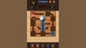 Roll the Ball slide puzzle Moving G Pack Level 11 Solution