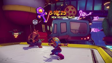 Crash Bandicoot 4 - 106% Walkthrough, Part 98: Rush Hour (Platinum Time Trial)