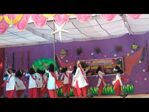 cham cham song dance performance of 7th std girl of good shepherd academy can