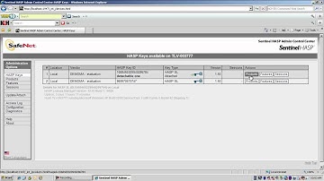 Sentinel Support -How to cancel an attached Sentinel HASP license