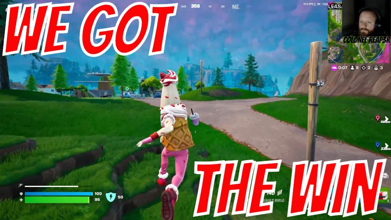 I got a Fortnite og win with a new friend - YouTube