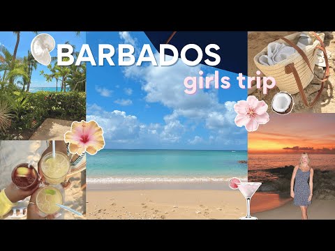 BARBADOS TRAVEL VLOG | girls trip 🥥🌴🌺🍍🌸