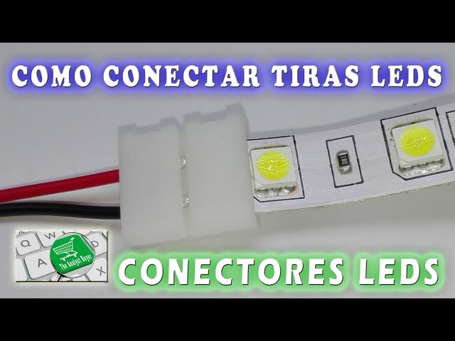Como conectar tiras leds - Conectores para tiras leds 
